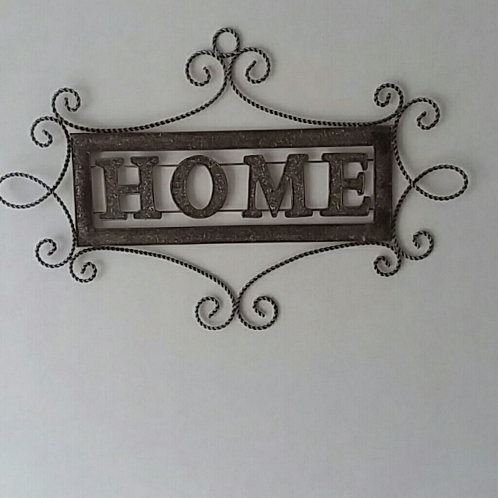 Glittery heavy metal sign